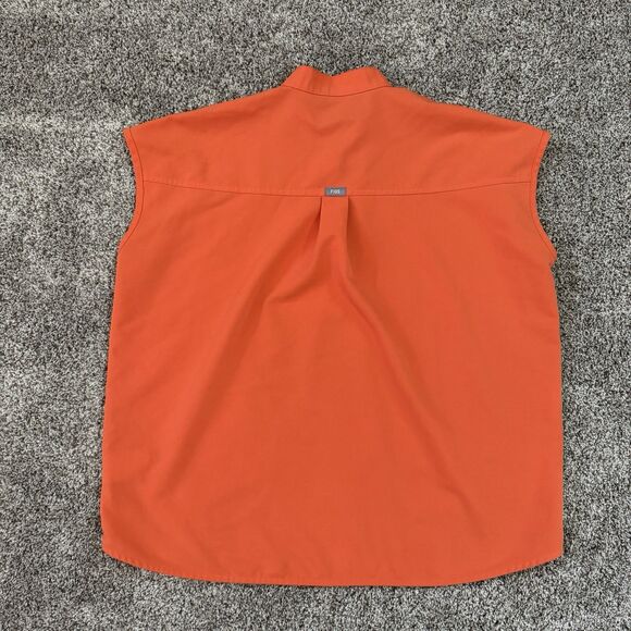 FIGS Rafaela Oversized Scrub Top WXXSW1003 Sunset Orange Size Medium NWOT - Picture 6 of 10